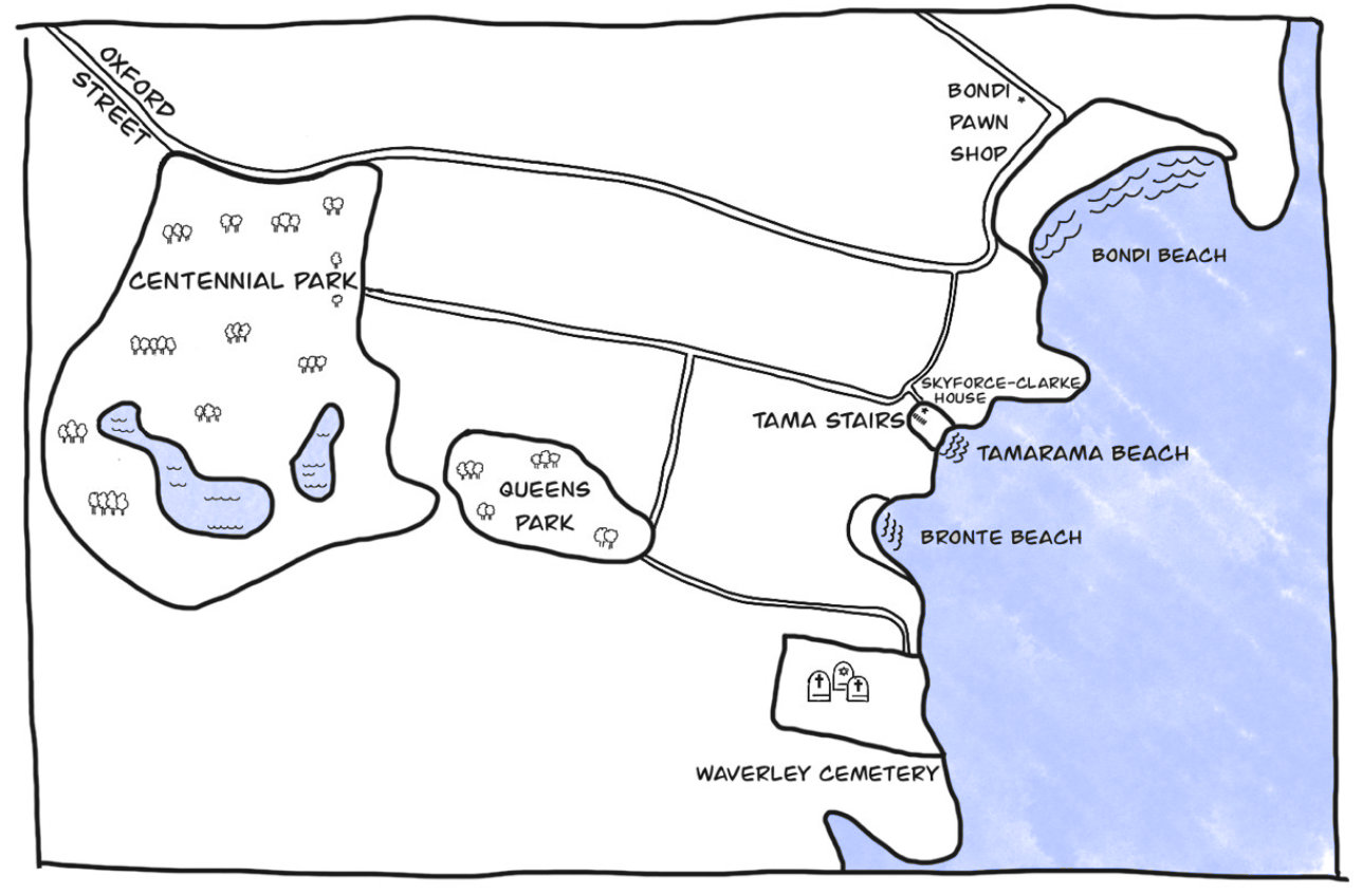 Map of Key Places